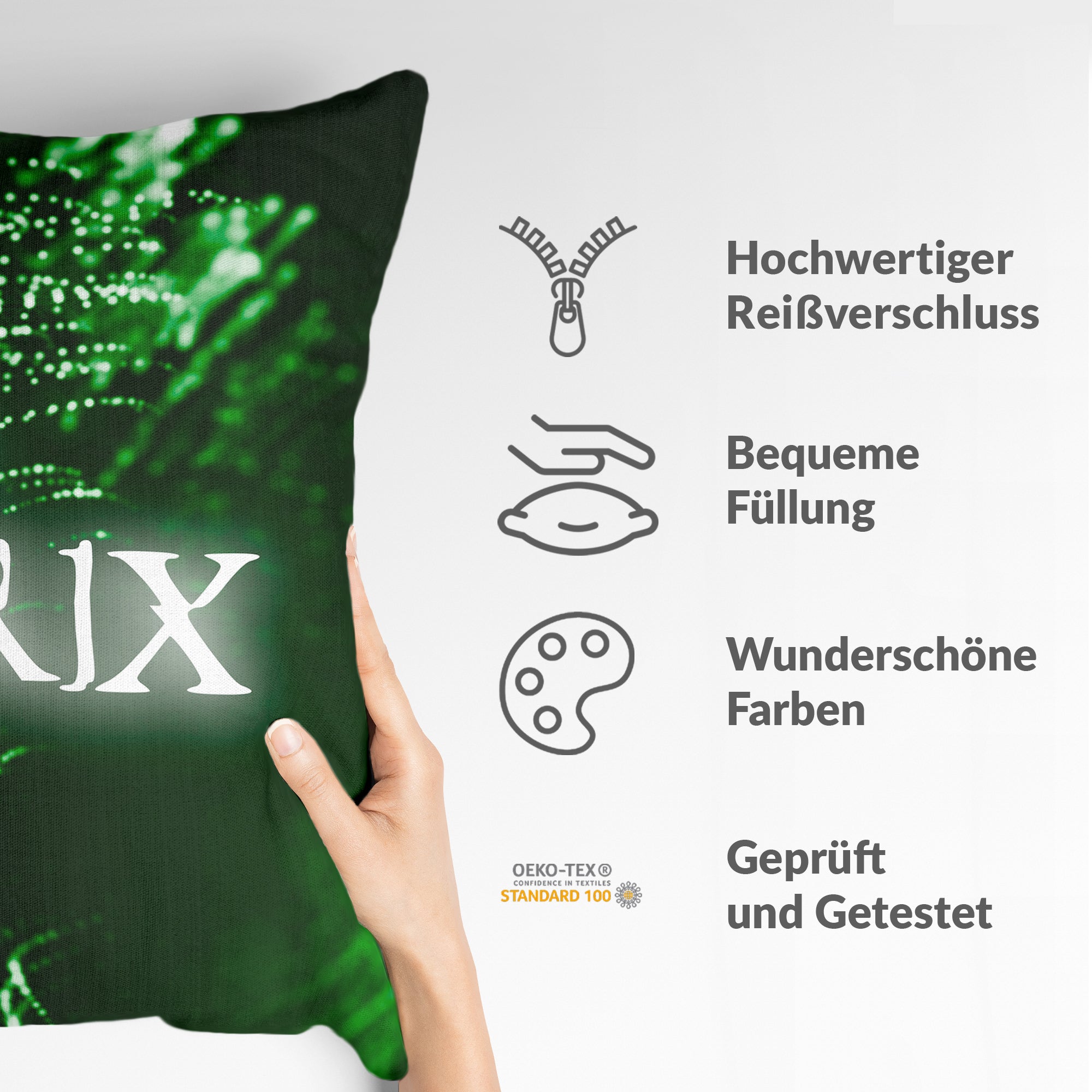 Coussin de santé vert The Matrix