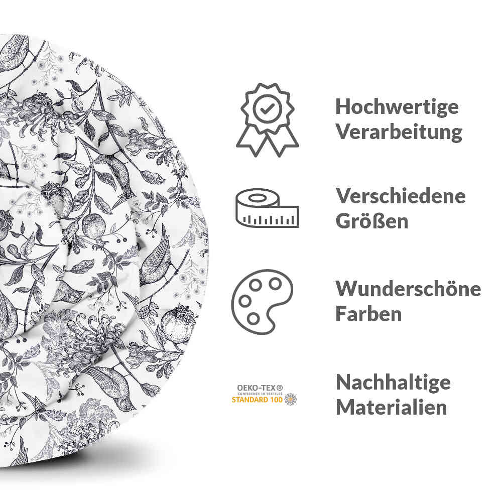 Original Therapiedecke - Ensemble de literie en coton Gris Printemps
