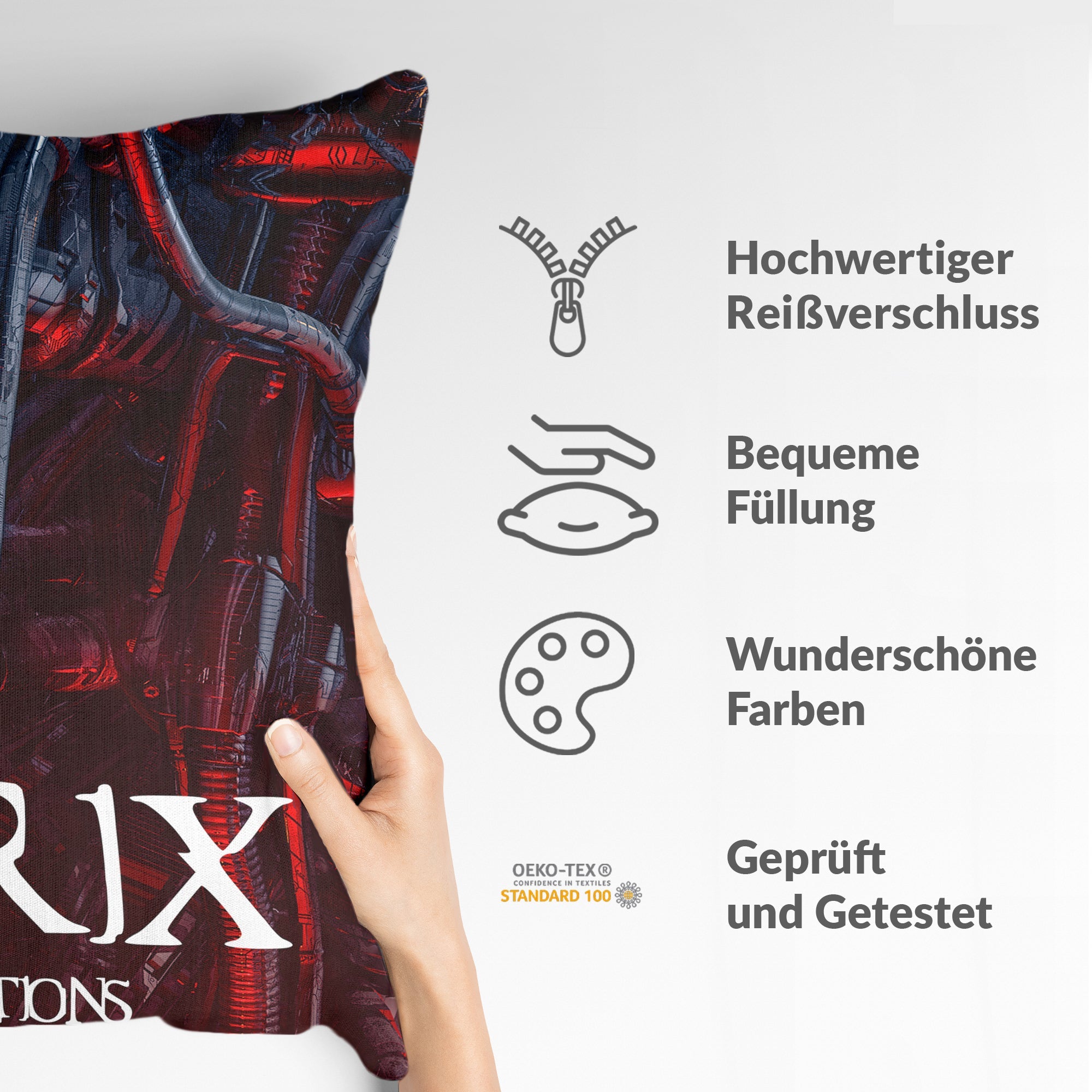 Coussin de santé rouge The Matrix