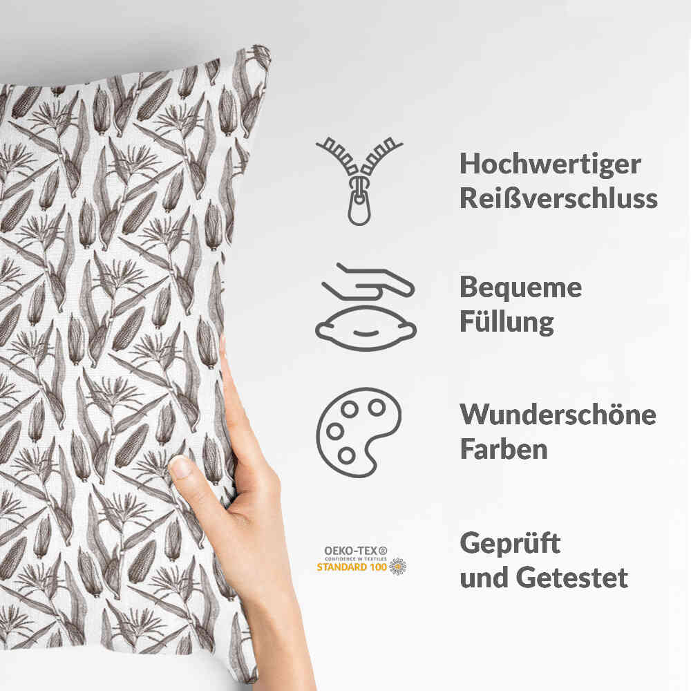 Coussin de santé blanc avec maïs