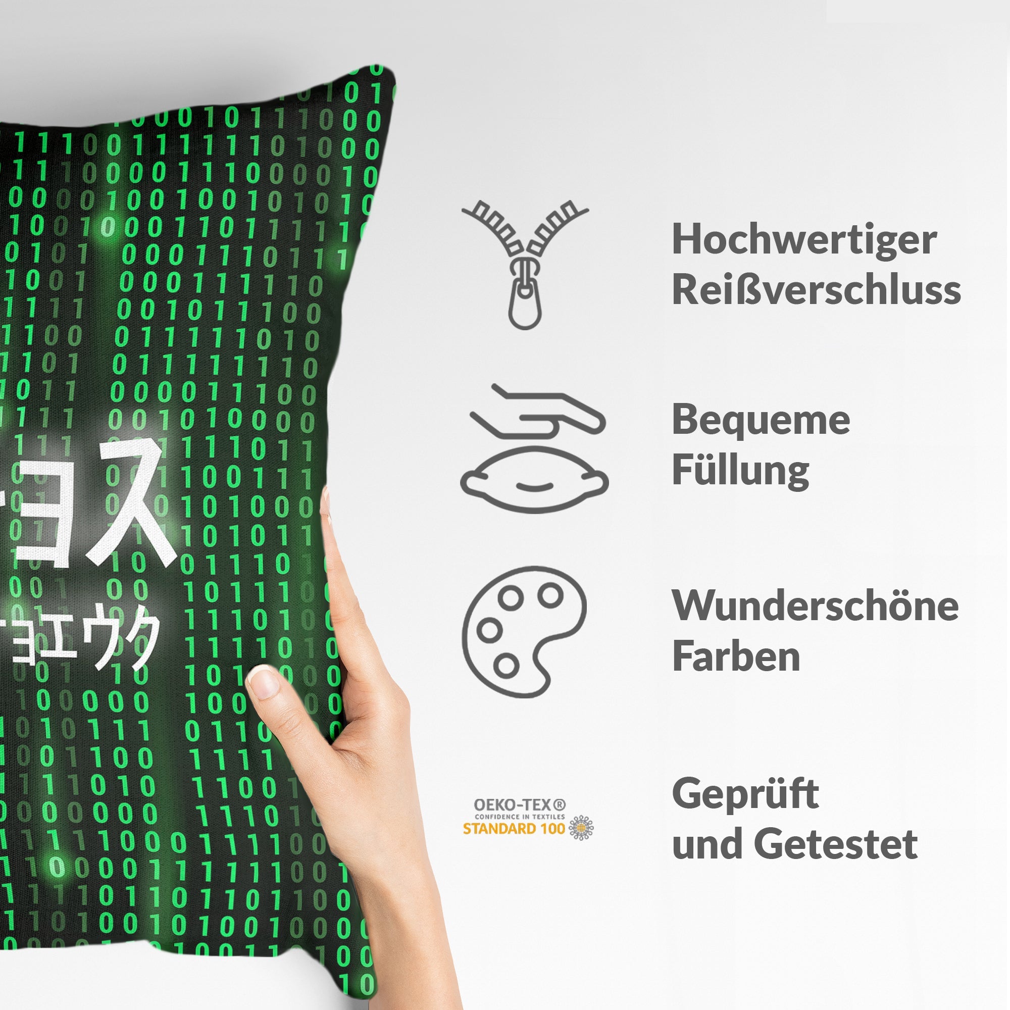 Coussin de santé vert The Matrix