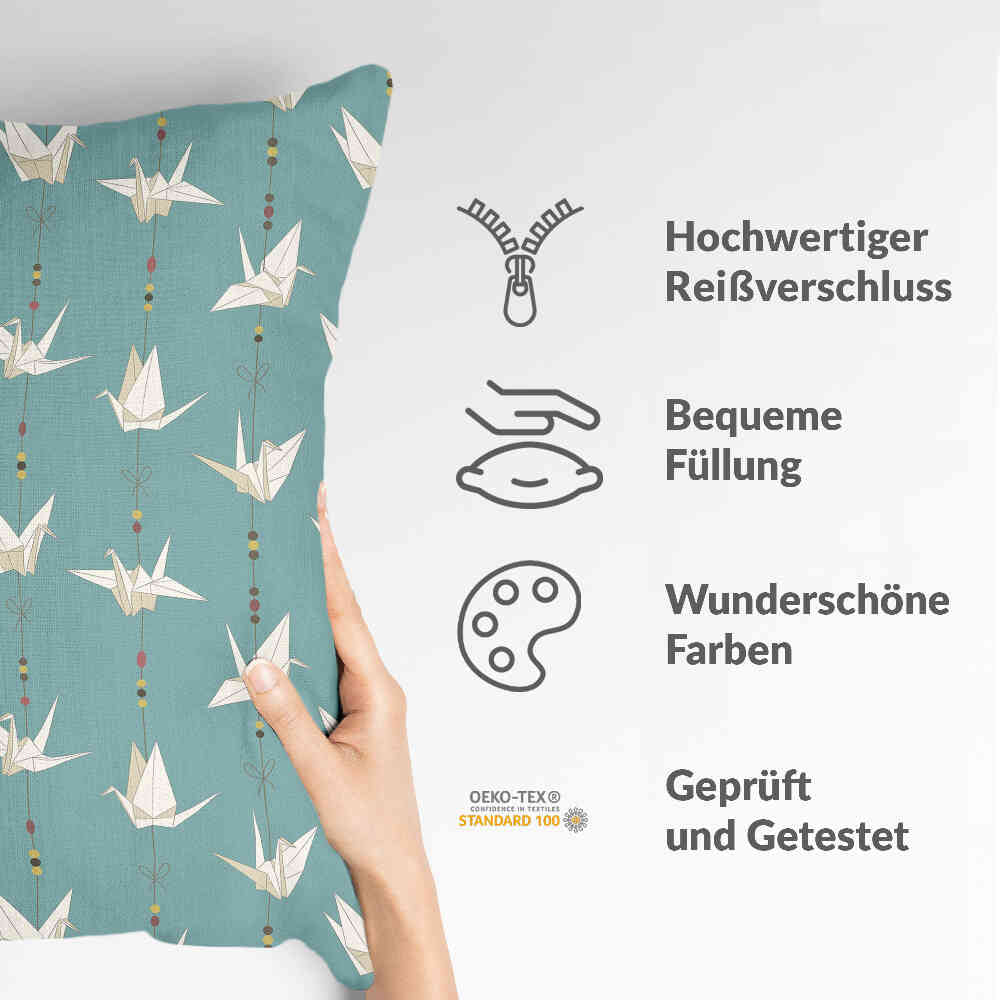Coussin de santé Origami Cygne