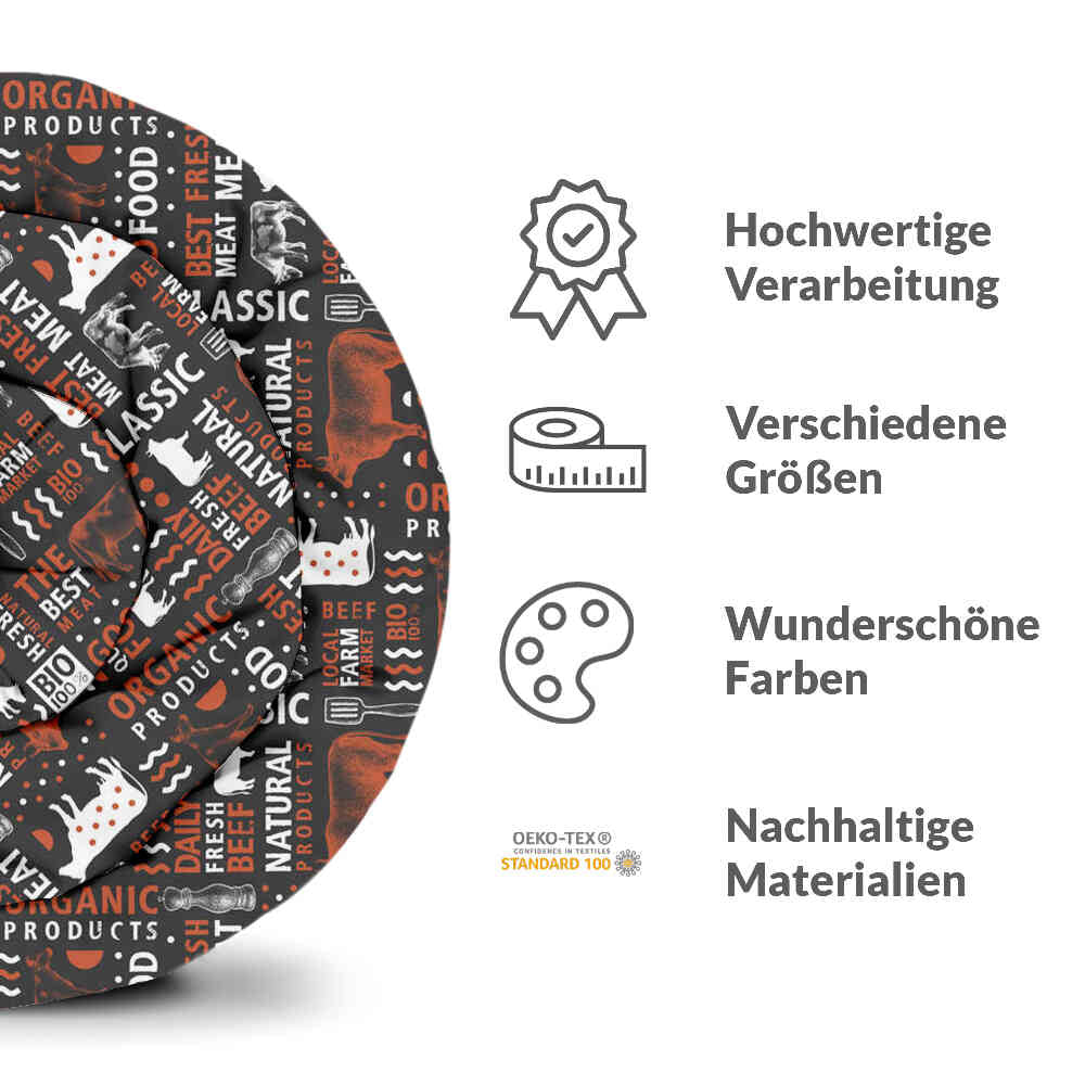 Original Therapiedecke - Ensemble de literie en coton Meat Lover