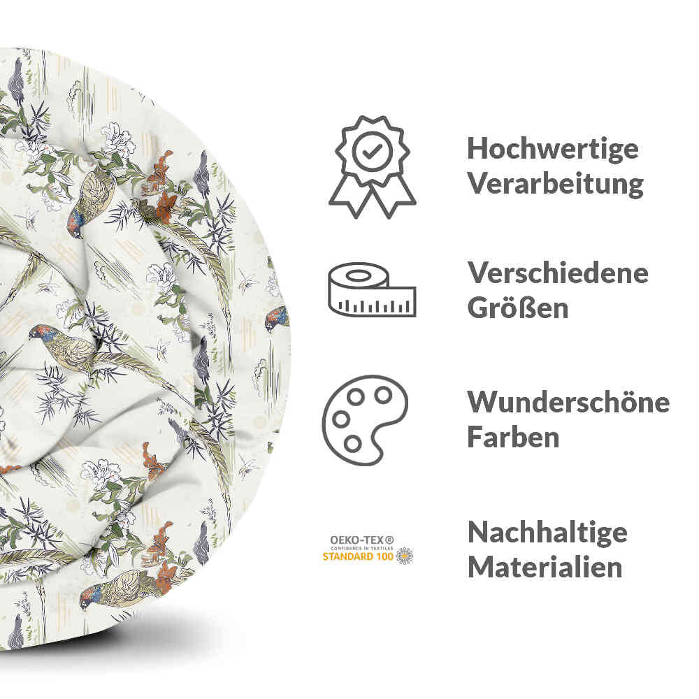 Original Therapiedecke - Ensemble de literie en coton Oiseau de paradis
