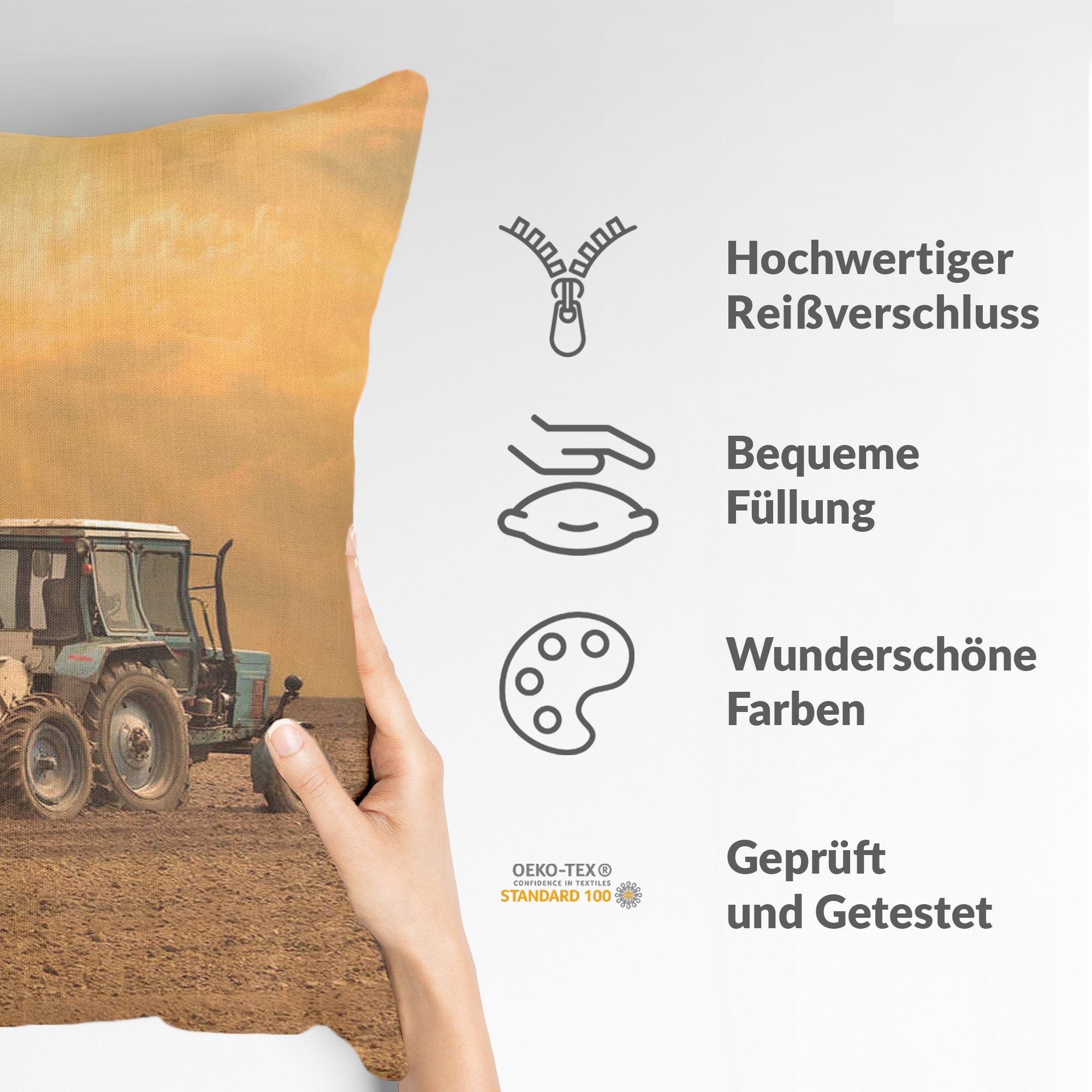 Coussin de santé Deux tracteurs