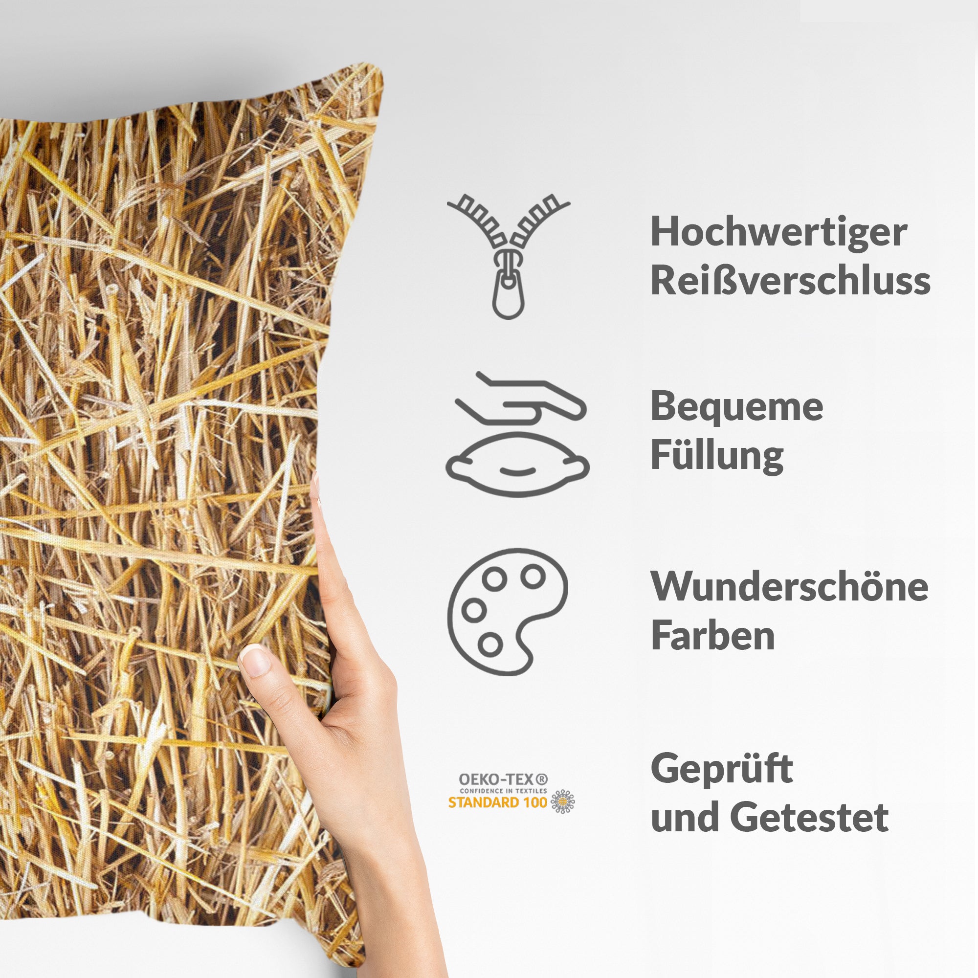 Coussin de santé avec foin