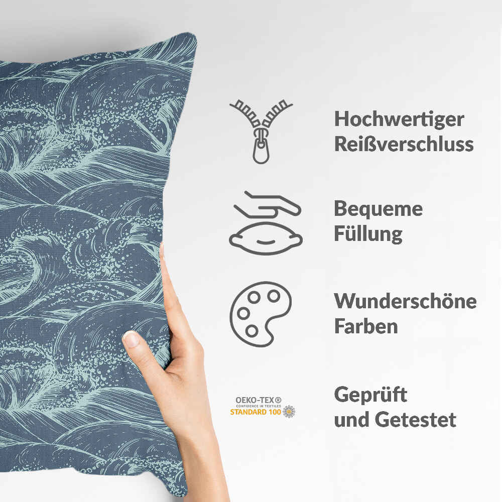 Coussin de santé Vagues dans la mer