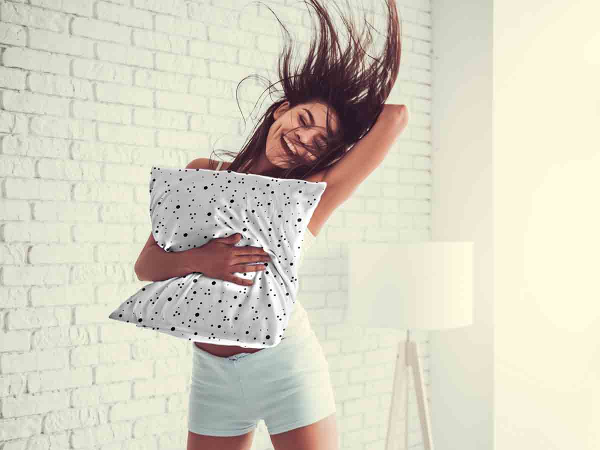 Coussin de santé à pois dalmatien