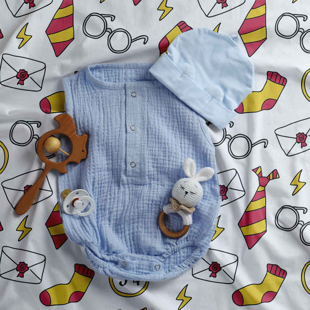 Couette de thérapie Ensemble de literie Blanc Magie École