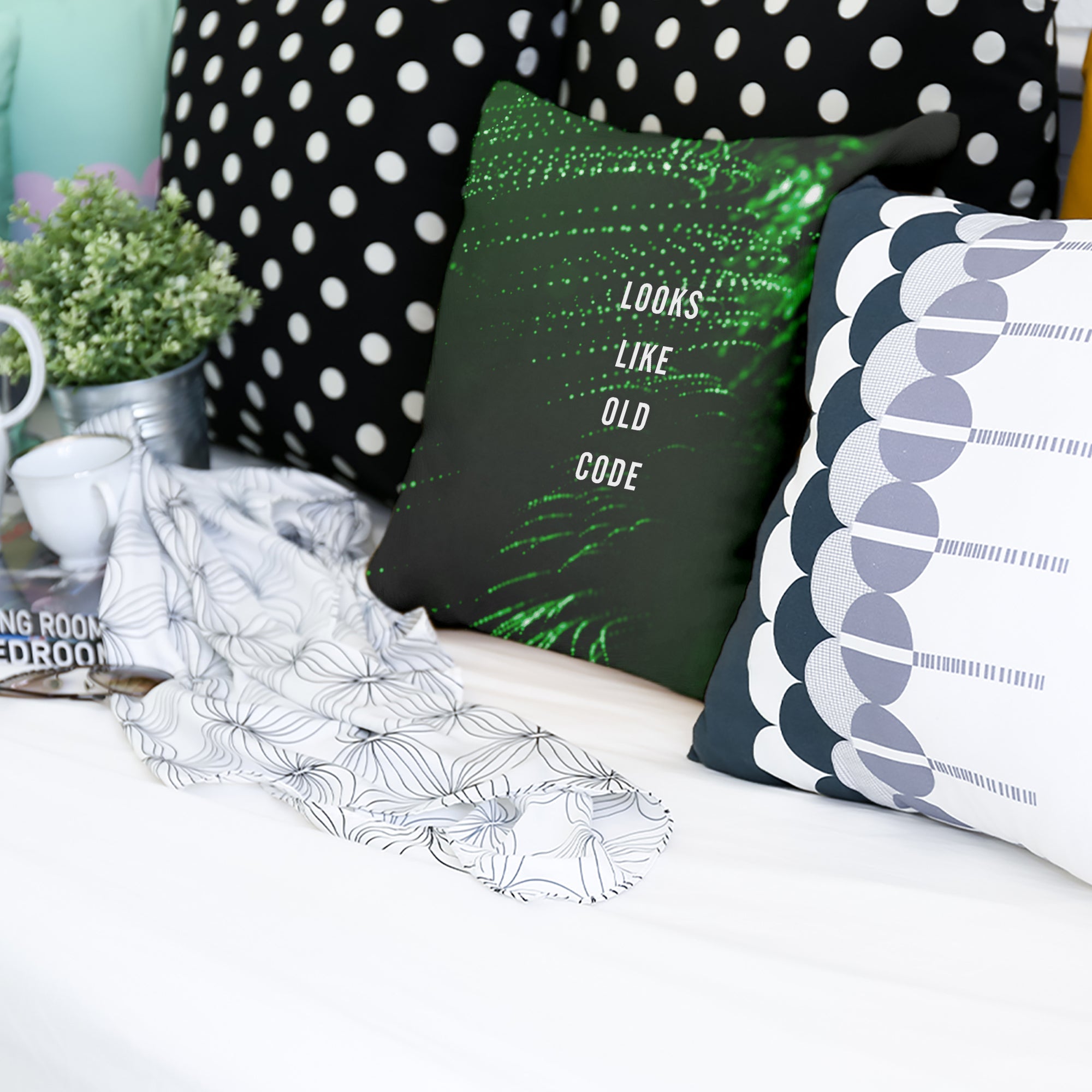 Coussin de santé Vert Looks Like