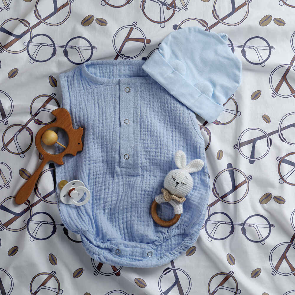 Couverture thérapeutique originale - Housse en coton avec les lunettes de Harry