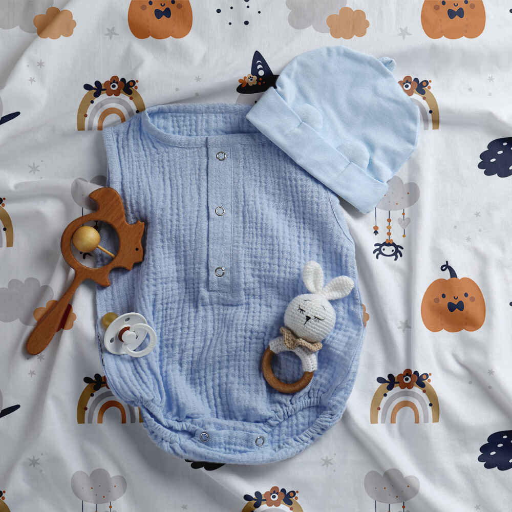Original Therapiedecke - Ensemble de literie en coton blanc automne