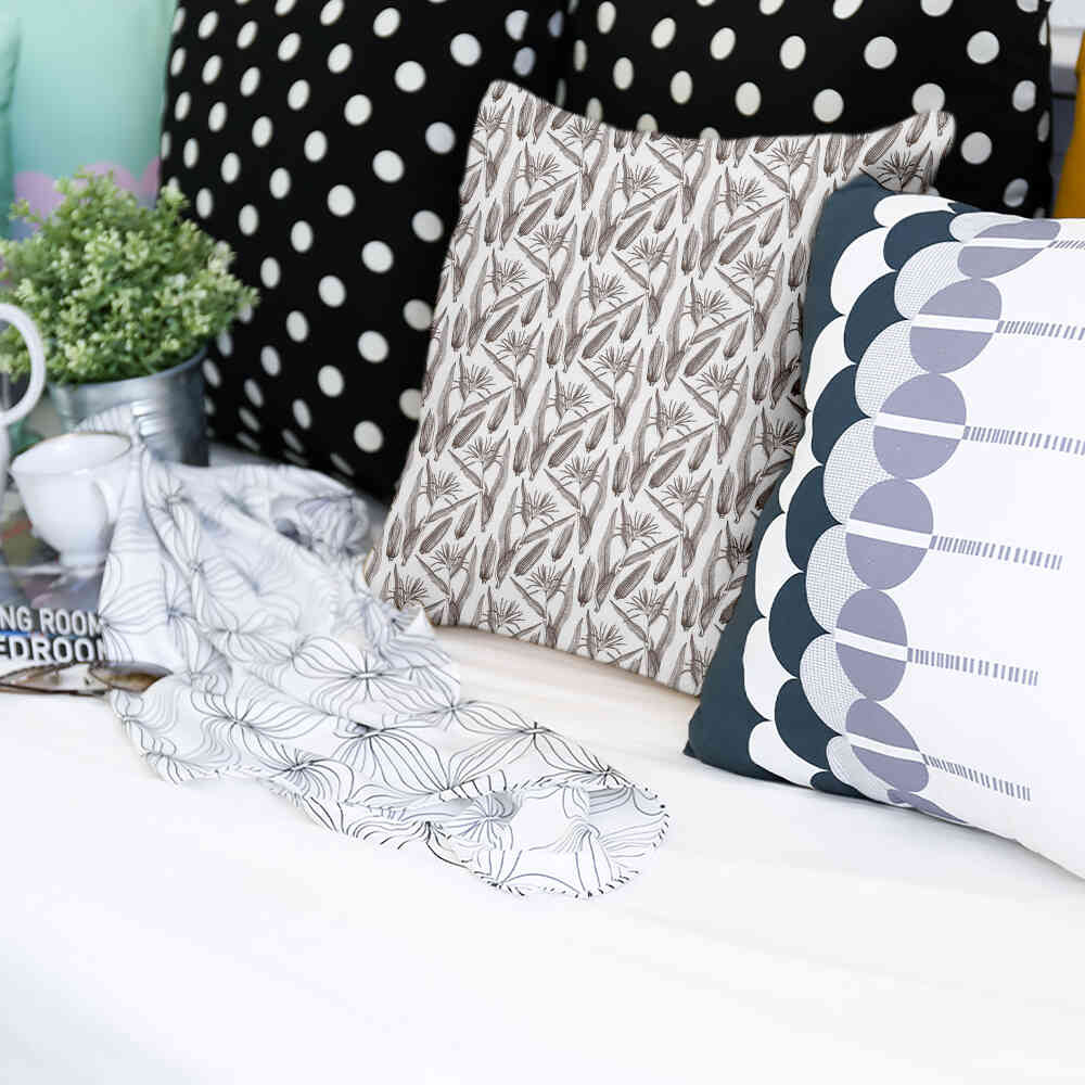 Coussin de santé blanc avec maïs