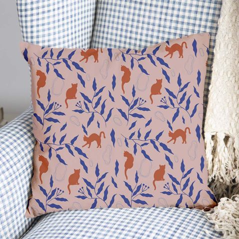 Coussin de santé Chat rouge