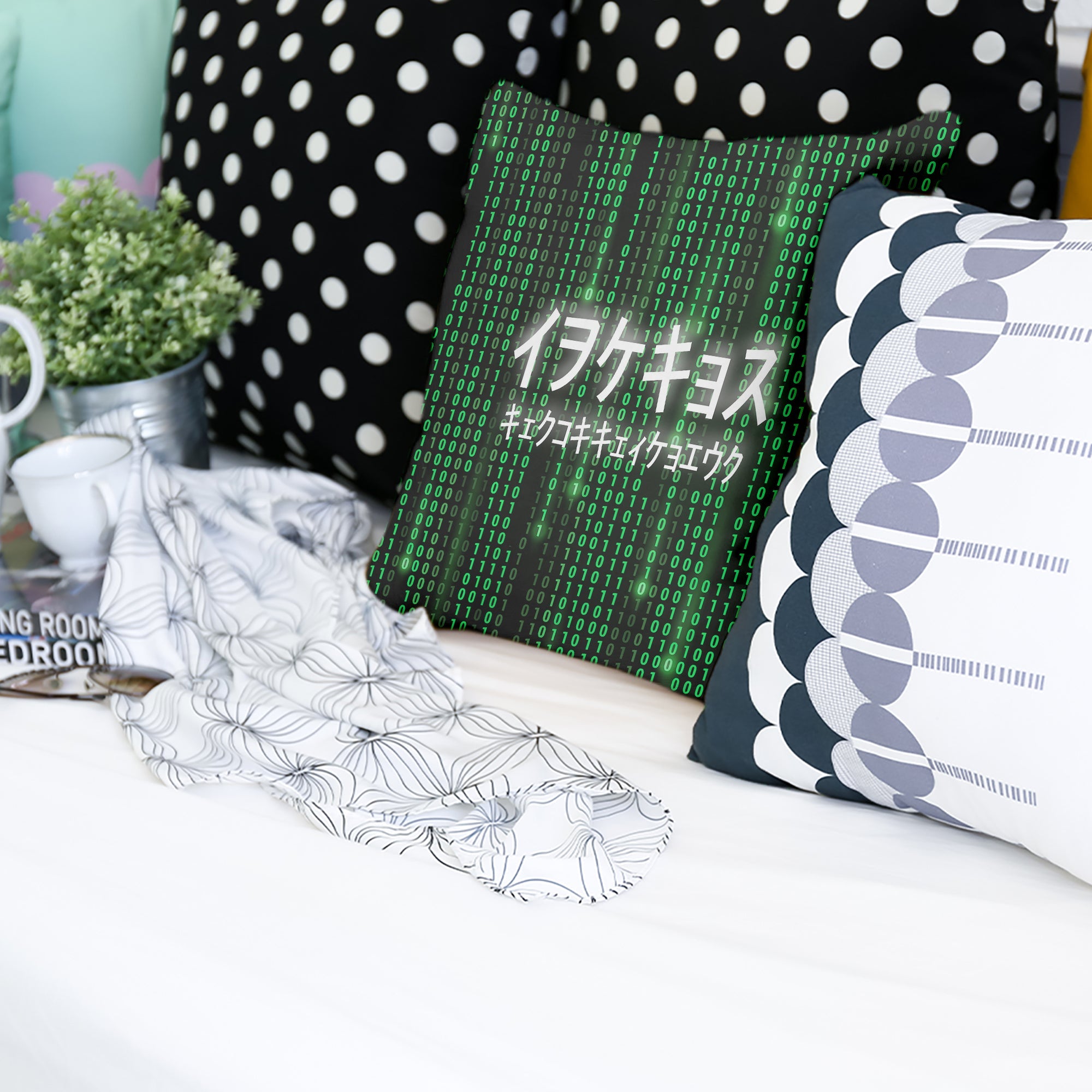 Coussin de santé vert The Matrix