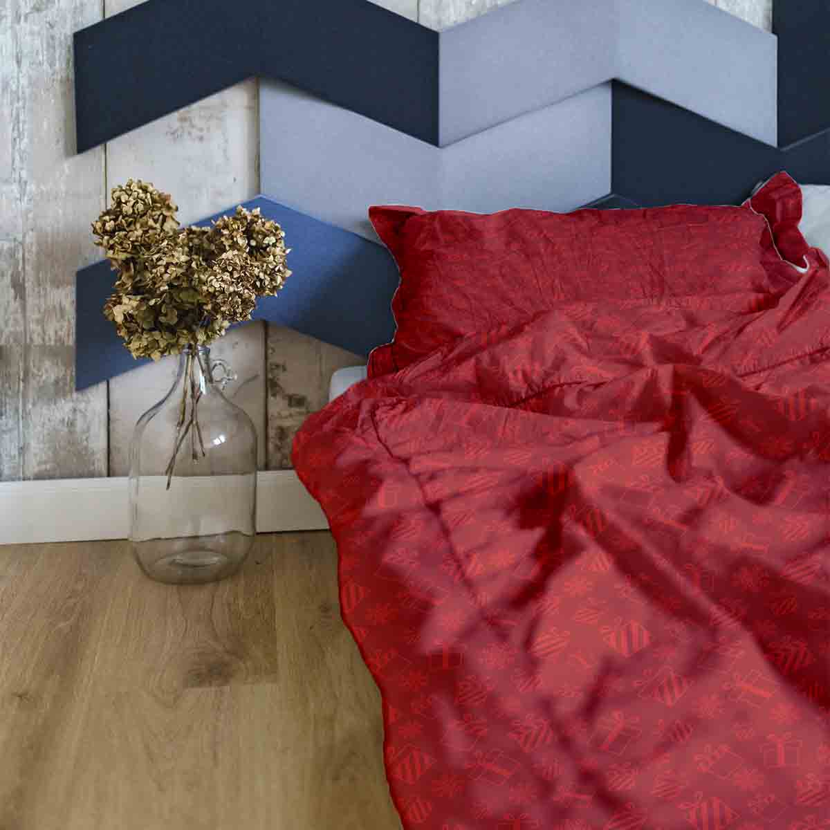 Original Therapiedecke - Ensemble de literie en coton Rouge Cadeaux