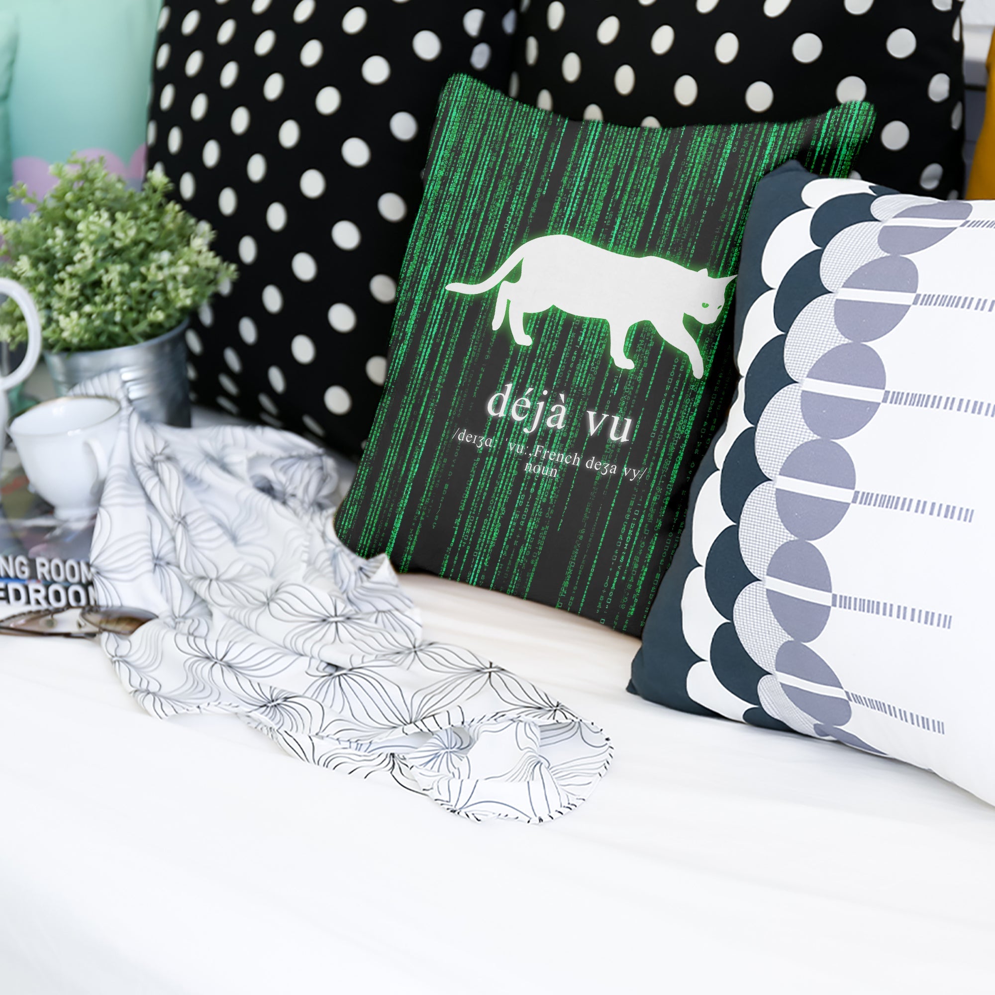 Coussin de santé vert Déjà-Vu