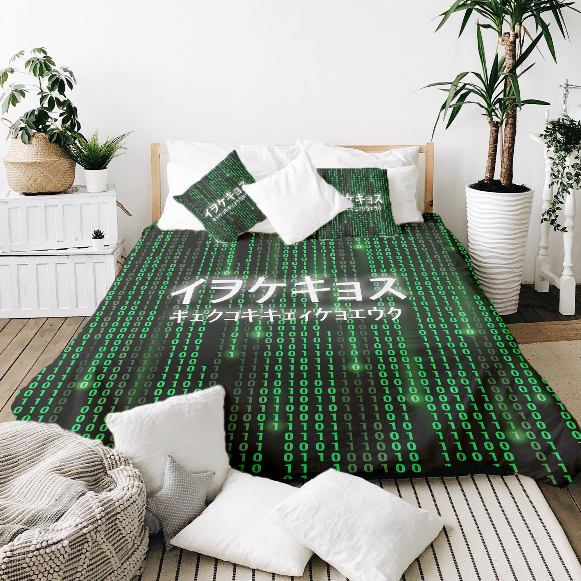 Couverture thérapeutique originale - Housse en coton verte Code numérique