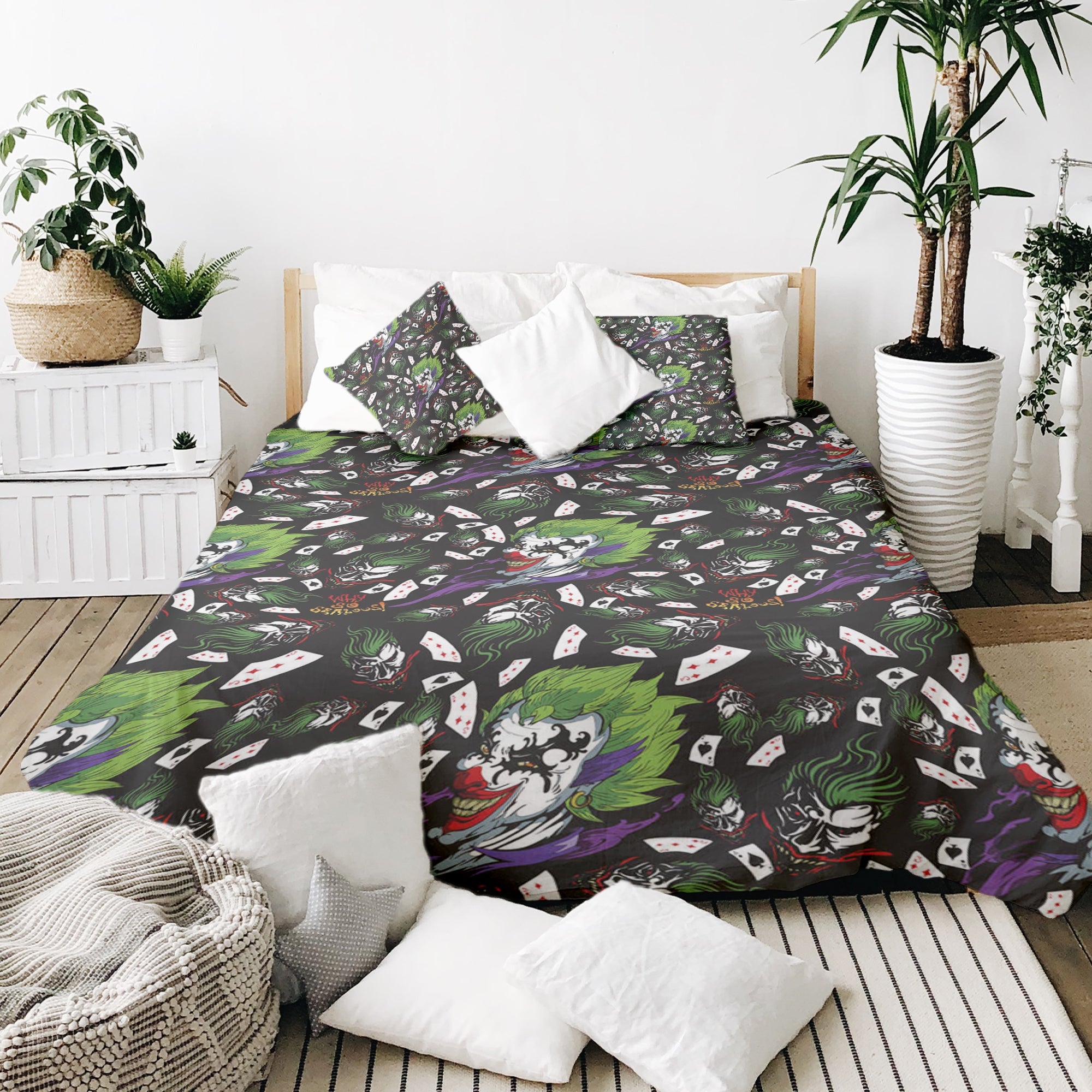 Couverture thérapeutique originale - Housse en coton Joker coloré