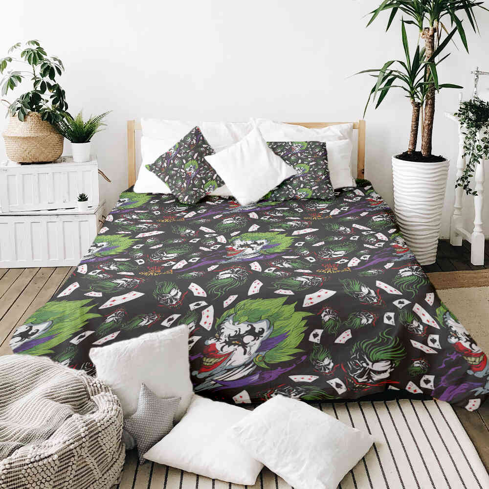 Couverture Thérapeutique Originale TD - Ensemble de Literie en Coton Joker Coloré