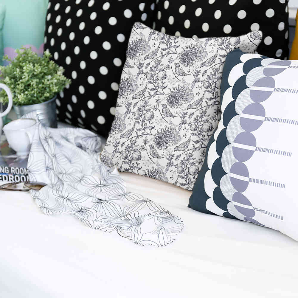 Coussin de santé gris printemps
