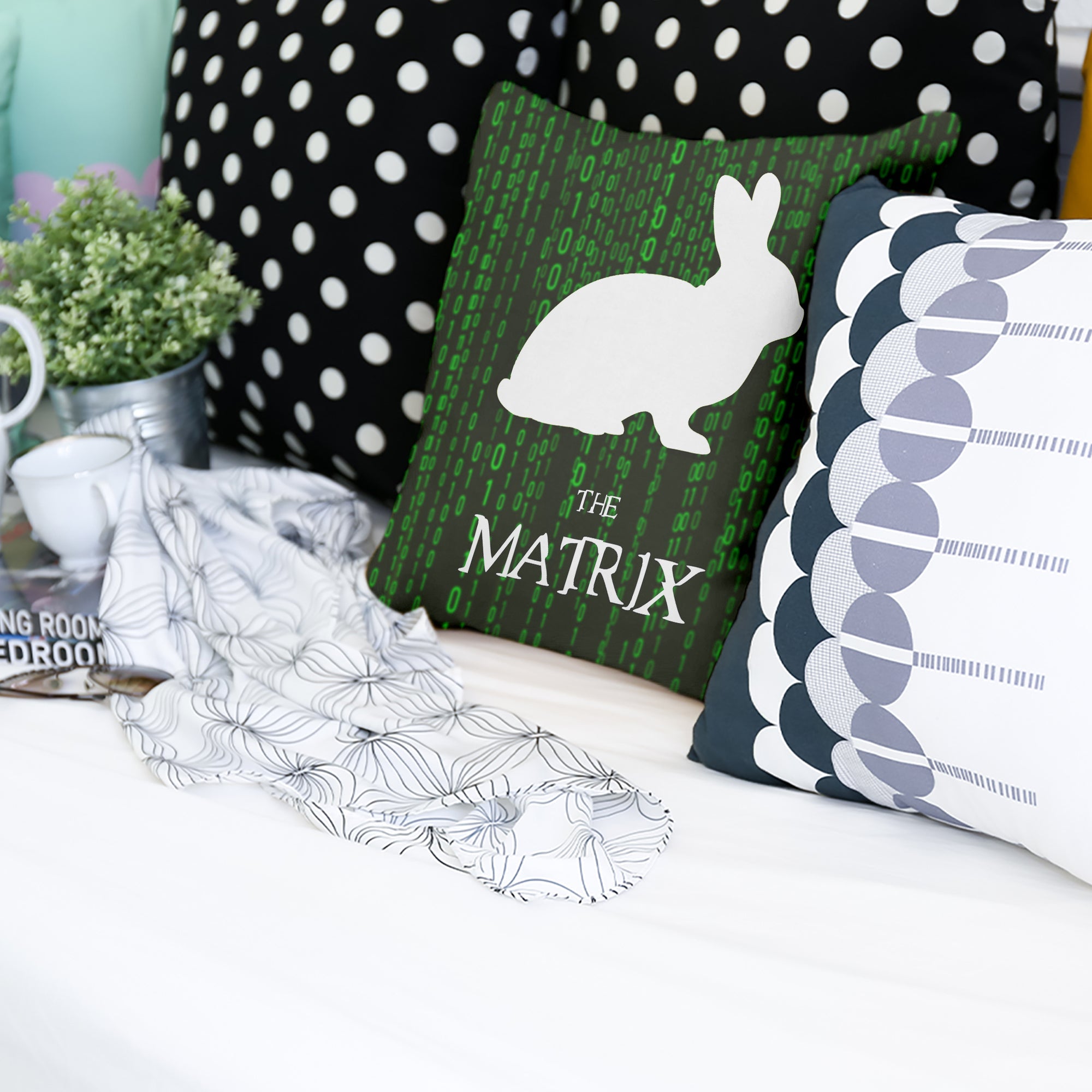 Coussin de santé Matrix Code Vert