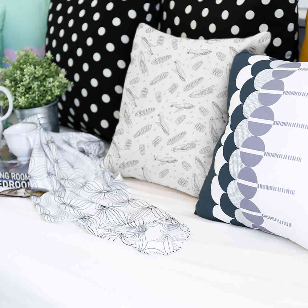 Coussin de santé épi de maïs gris