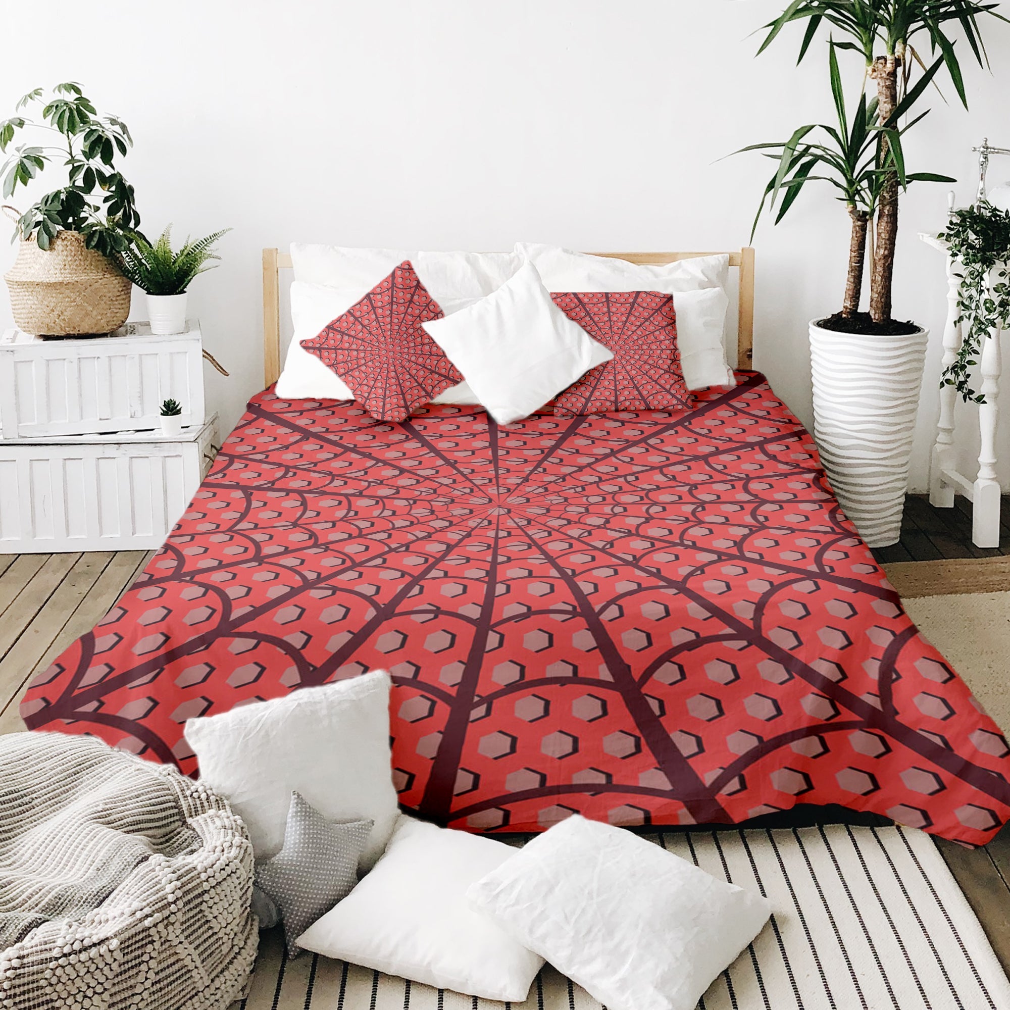 Couverture Thérapeutique Originale TD - Ensemble de Literie en Coton Spiderman