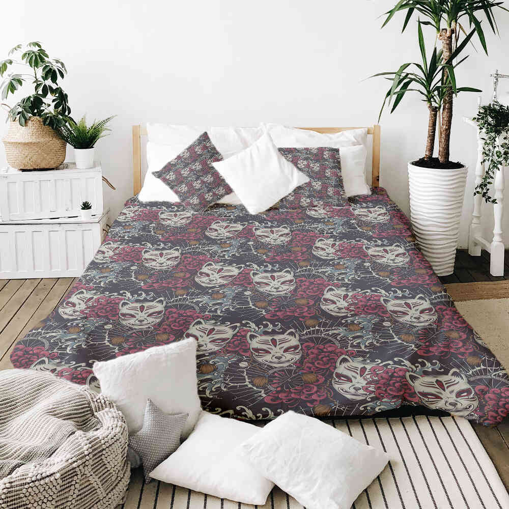 Couverture thérapeutique originale - Housse en coton Chat effrayant
