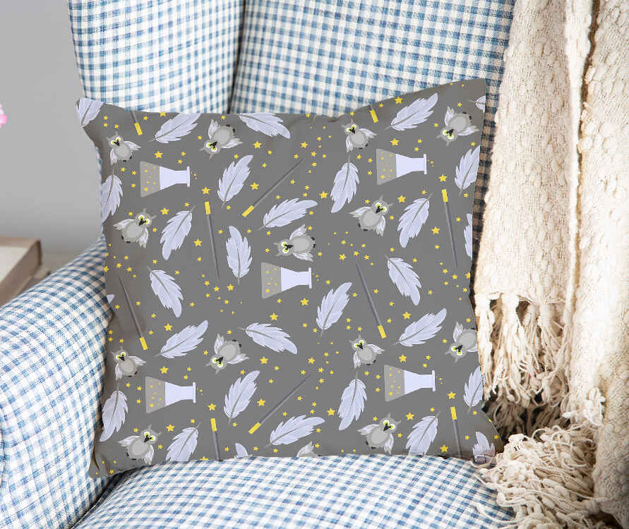 Coussin de santé noir baguette magique