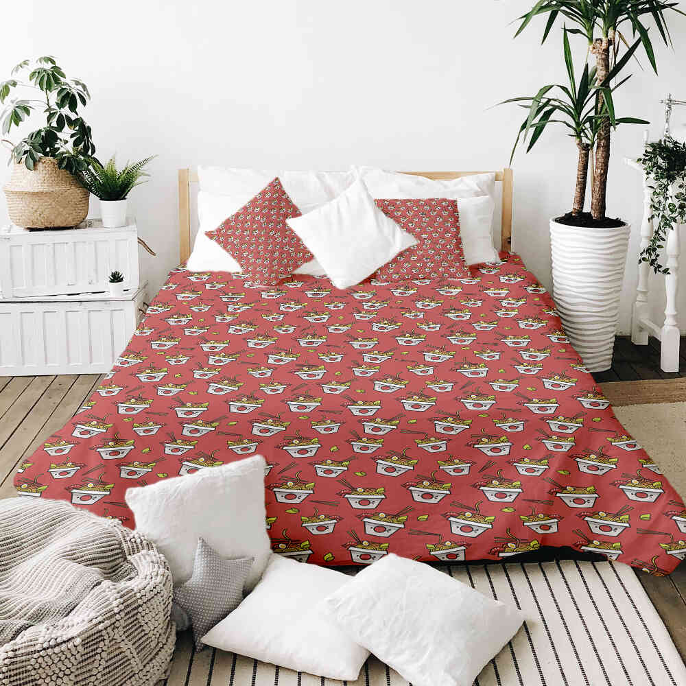 Original Therapiedecke - Ensemble de literie en coton Rouge Take-away