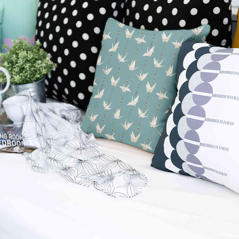 Coussin de santé Origami Cygne