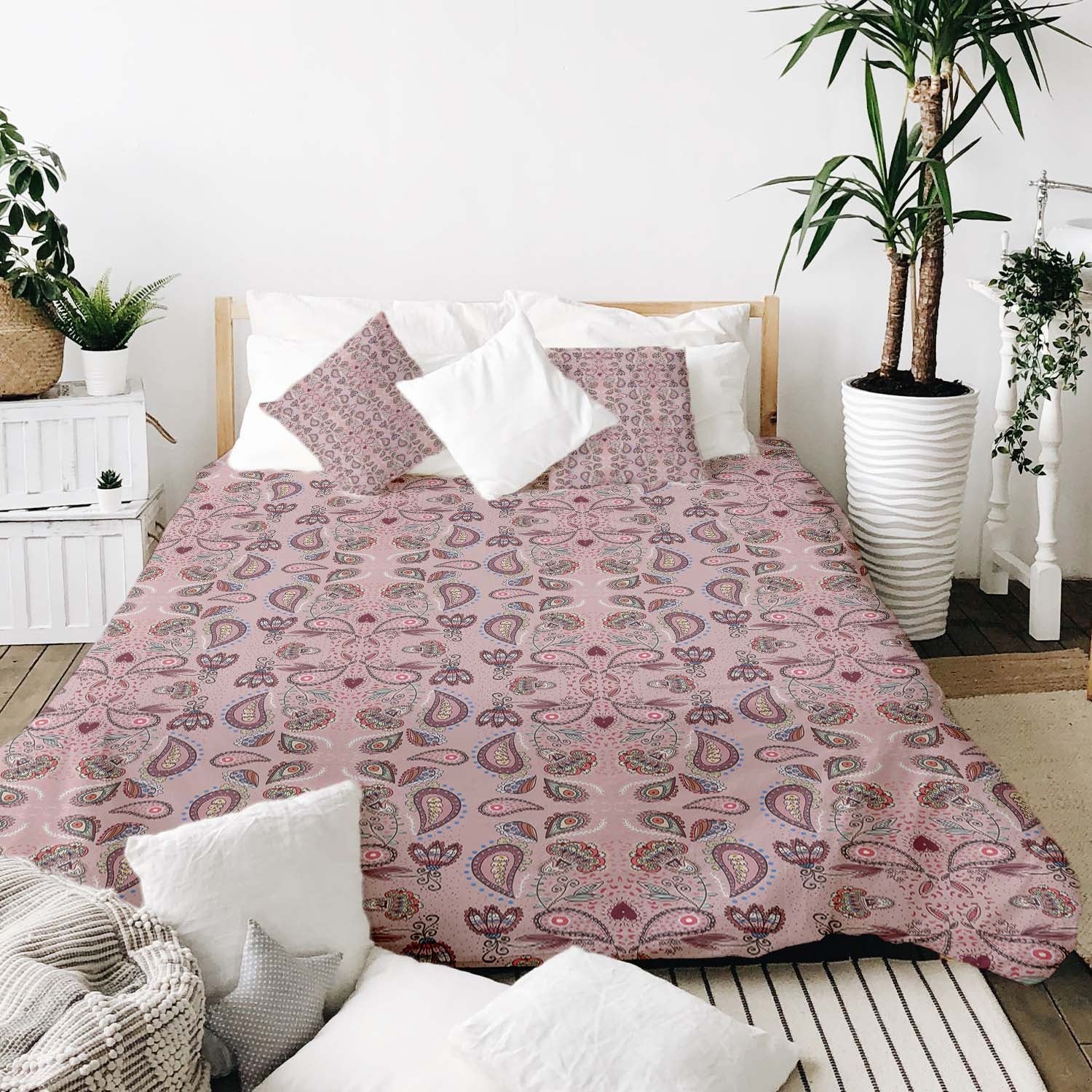 Original Therapiedecke - Ensemble de literie en coton Rose Mandala