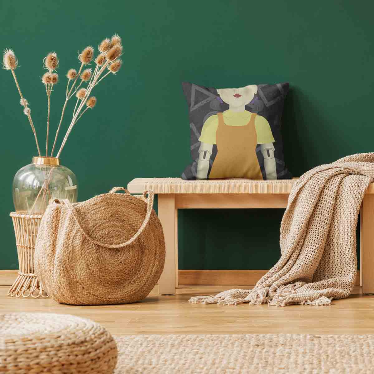 Coussin de santé Lumière rouge, lumière verte