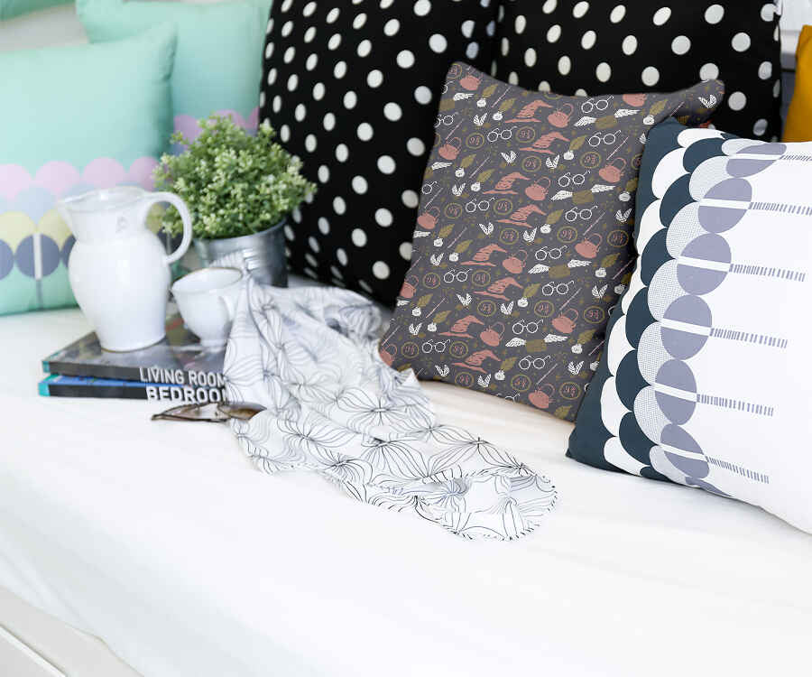 Coussin de santé noir magie