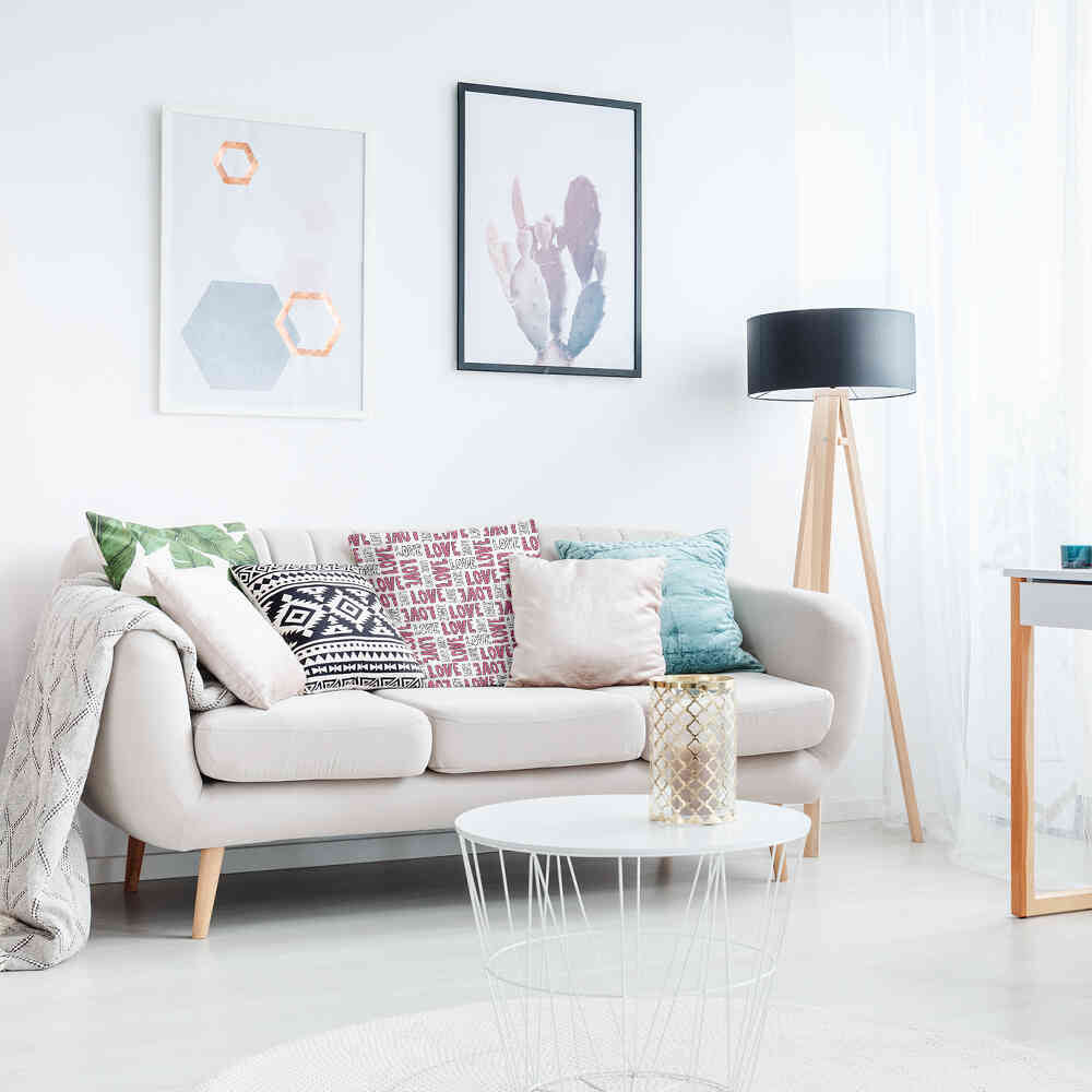 Coussin de santé blanc L.O.V.E