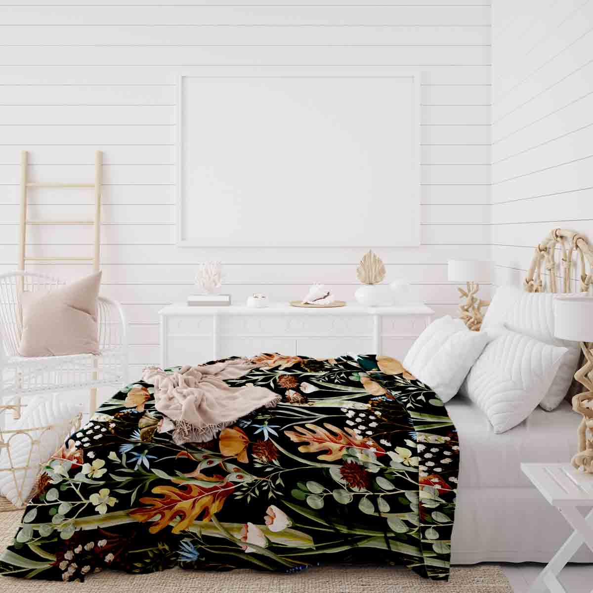 Original Therapiedecke - Ensemble de literie en coton prairie d'automne