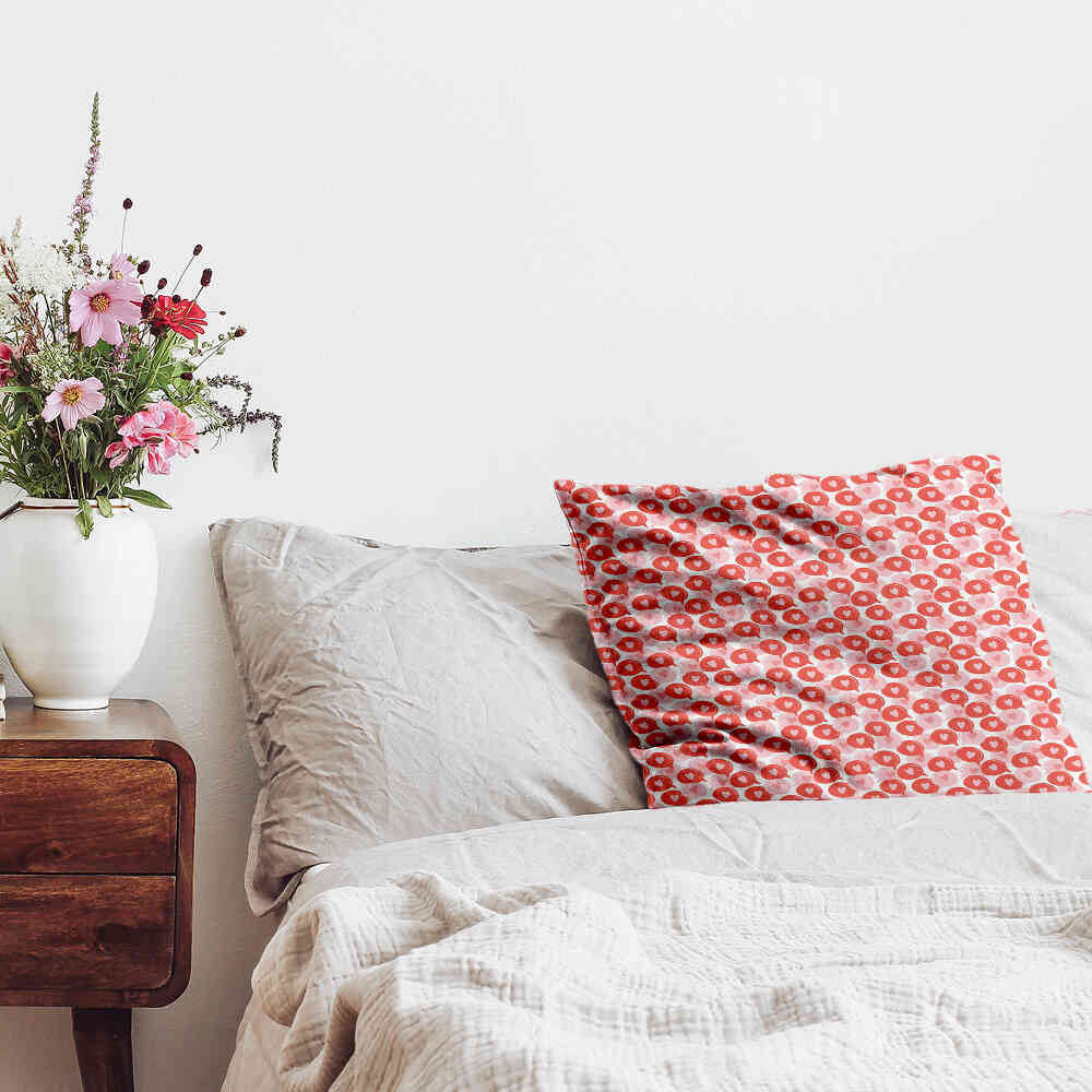 Coussin de santé bulle de dialogue avec cœur