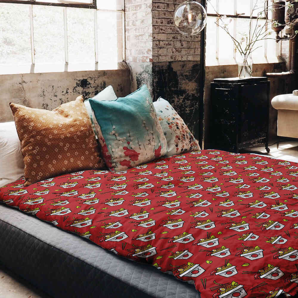 Original Therapiedecke - Ensemble de literie en coton Rouge Take-away