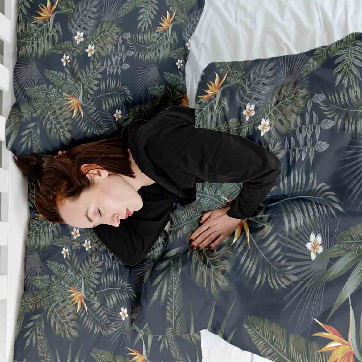 Original Therapiedecke - Ensemble de literie en coton Forêt tropicale