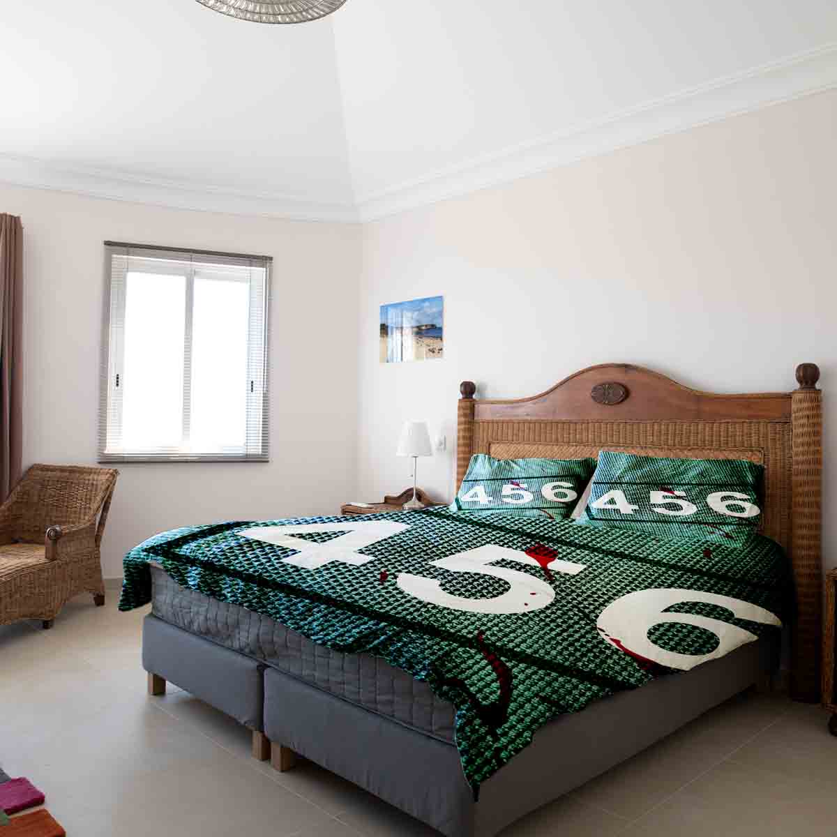 Original Therapiedecke - Ensemble de literie en coton Vert 456