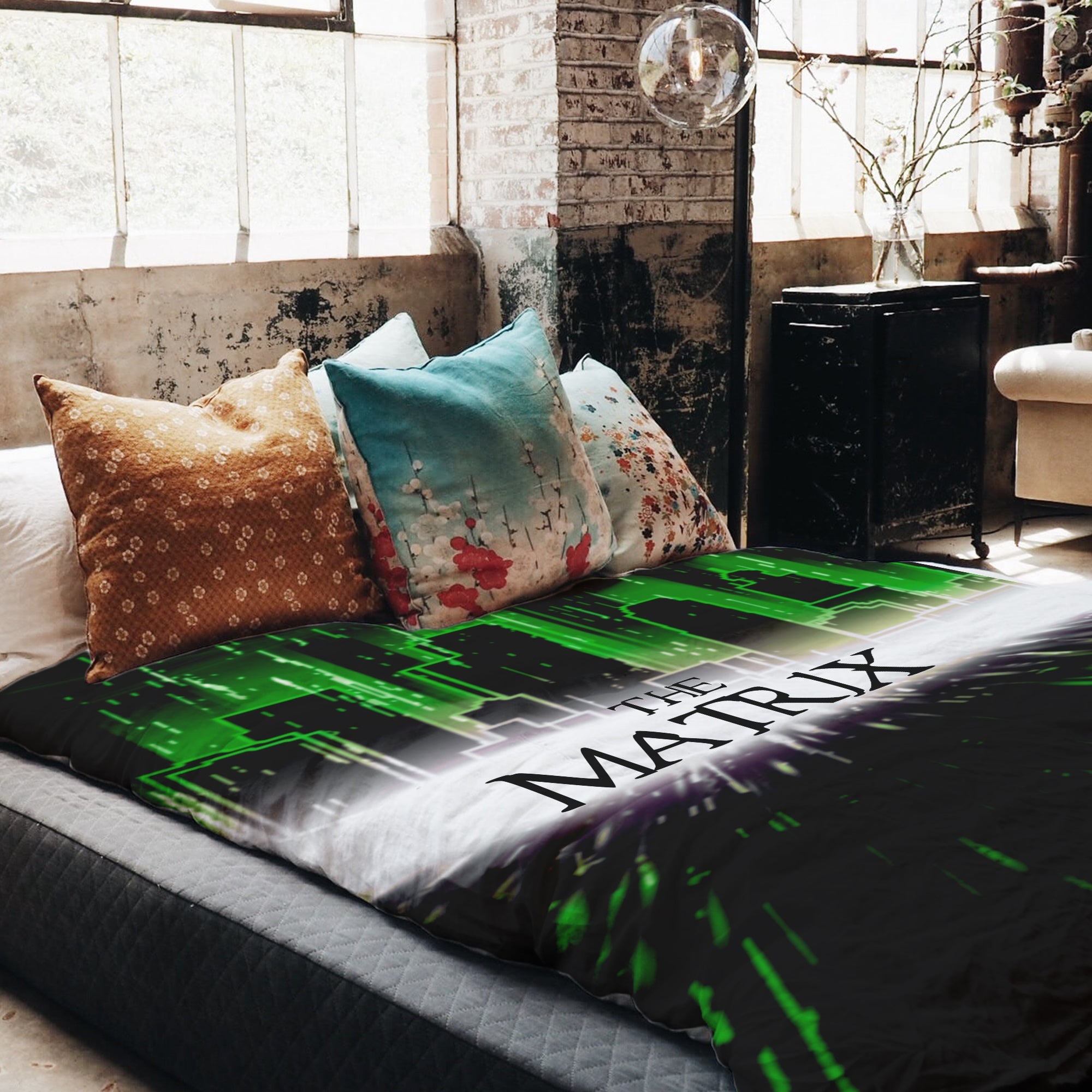 Couverture thérapeutique originale - Housse en coton Ville The Matrix