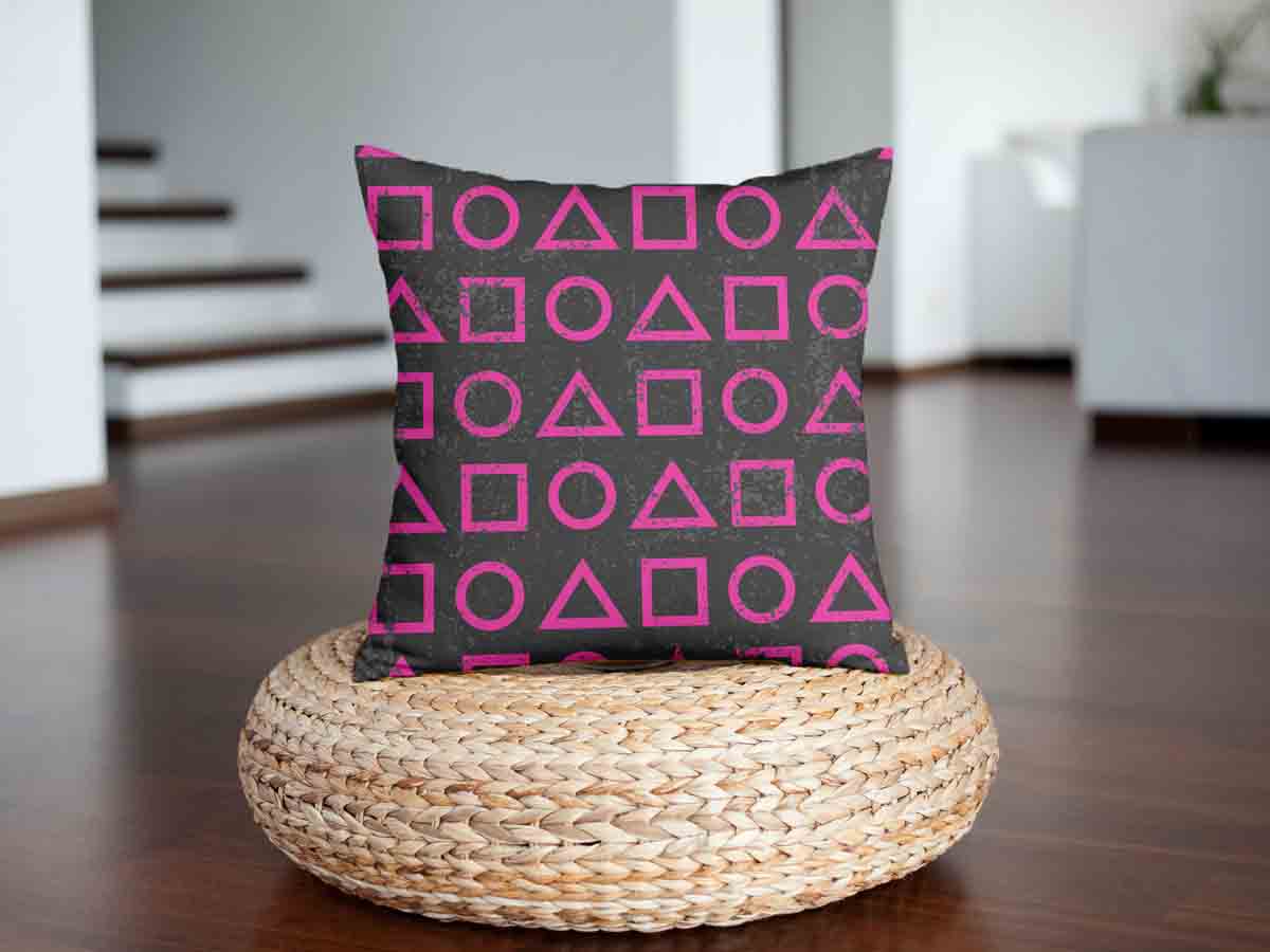 Coussin de santé rose formes Dalgona