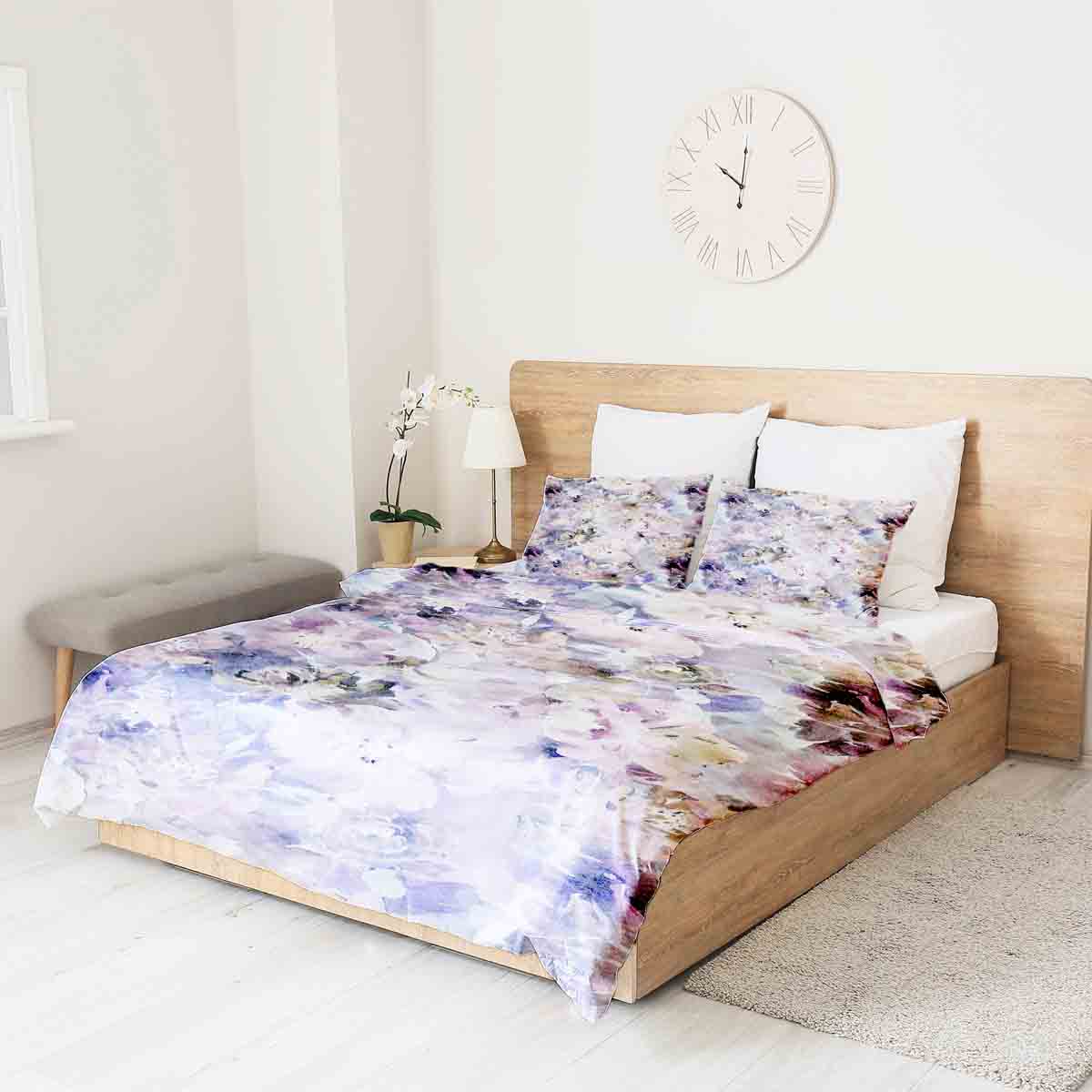 Original Therapiedecke - Ensemble de literie en coton mer de fleurs