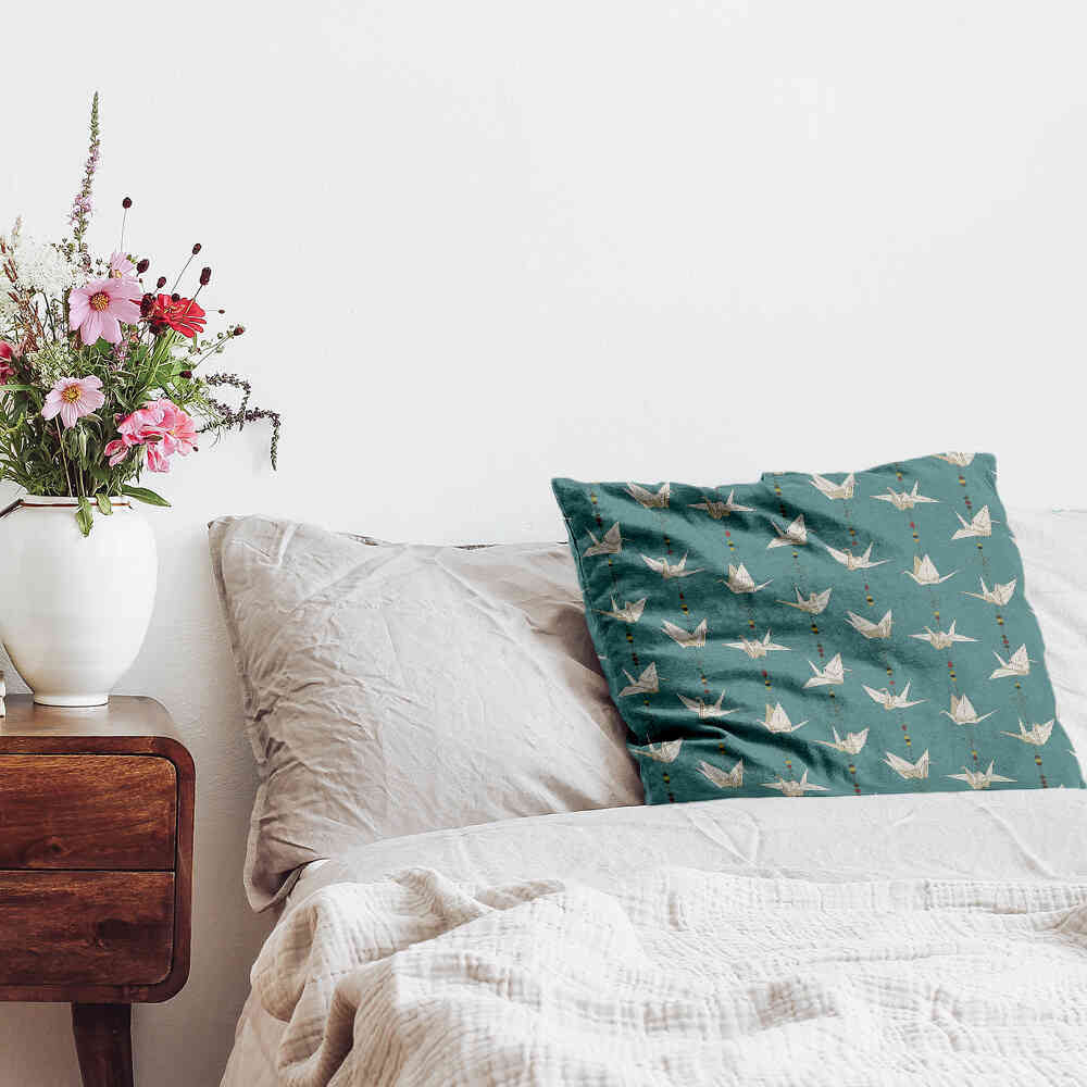 Coussin de santé Origami Cygne