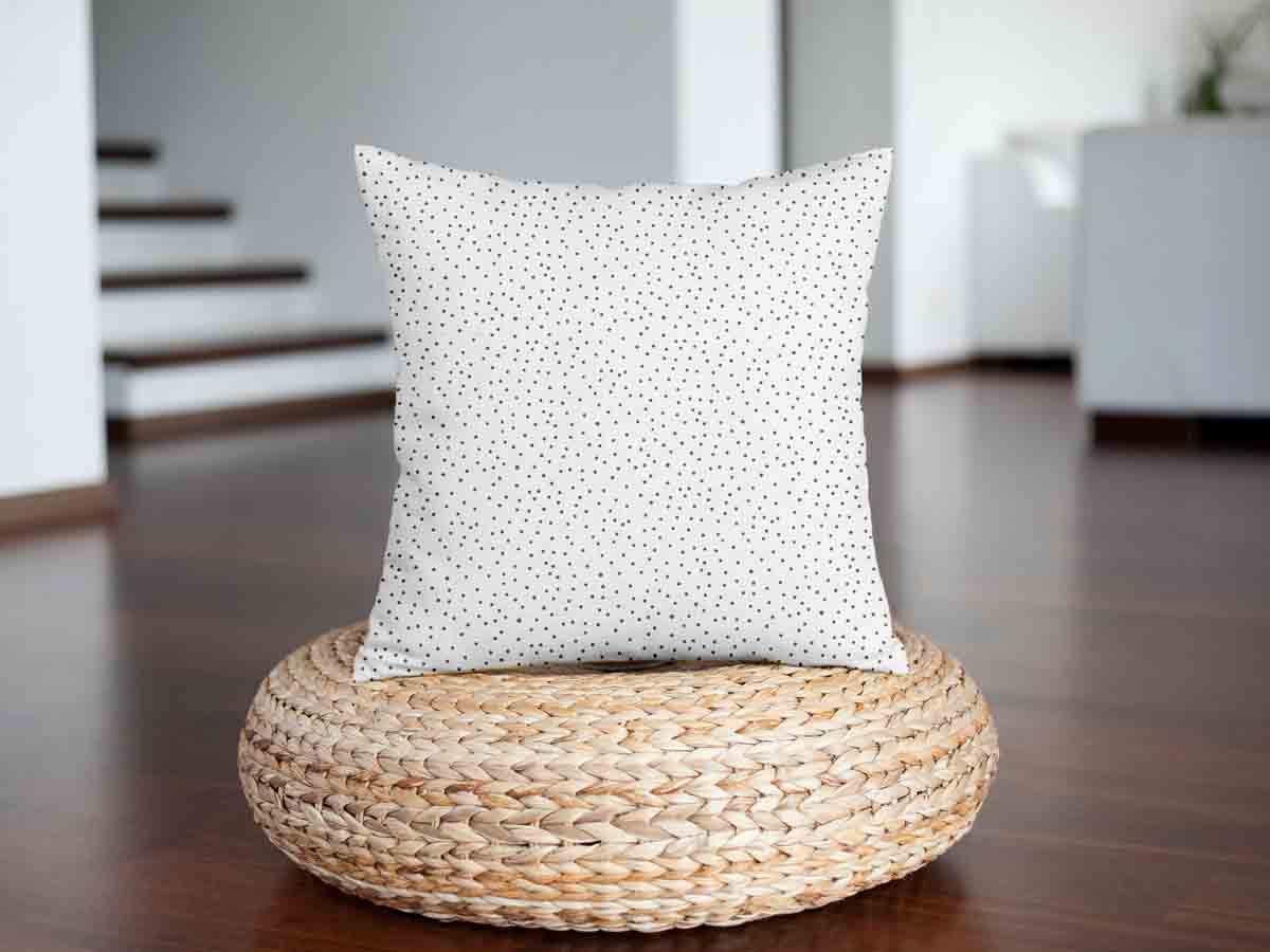 Coussin de santé noir à pois