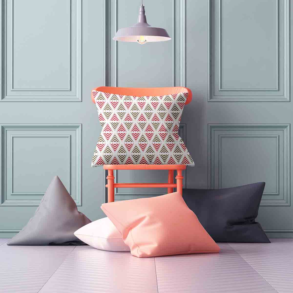 Coussin de santé triangles de Noël