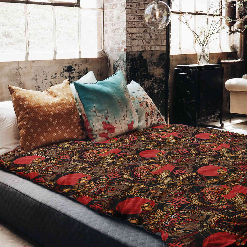 Couverture thérapeutique originale - Housse en coton combat chinois