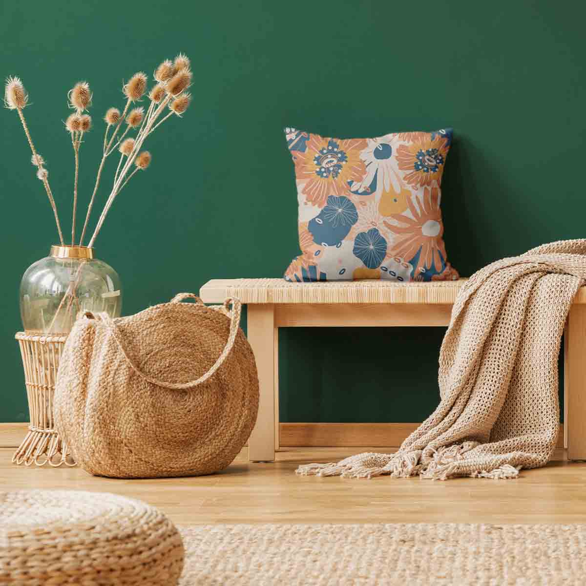 Coussin de santé avec fleurs de gerbera