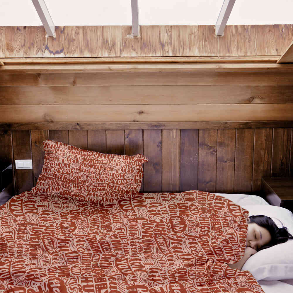 Couverture thérapeutique originale - Housse en coton Be Mine
